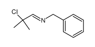 (E)-N-benzyl-2-chloro-2-methylpropan-1-imine结构式