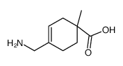 4-(aminomethyl)-1-methylcyclohex-3-ene-1-carboxylic acid结构式
