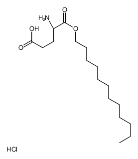 (4S)-4-amino-5-dodecoxy-5-oxopentanoic acid,hydrochloride结构式