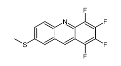 1,2,3,4-tetrafluoro-7-methylsulfanylacridine Structure