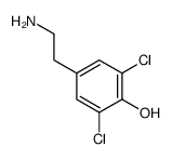 4-(2-aminoethyl)-2,6-dichlorophenol结构式