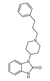 1-[1-(3-phenyl-propyl)-piperidin-4-yl]-1,3-dihydro-benzoimidazol-2-one结构式