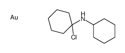 1-chloro-N-cyclohexylcyclohexan-1-amine,gold Structure