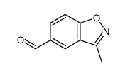 1,2-Benzisoxazole-5-carboxaldehyde,3-methyl-(9CI) Structure