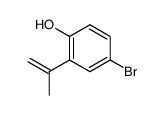 4-bromo -2-(prop-1-en-2-yl)phenol结构式