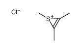 1,2,3-trimethylthiiren-1-ium,chloride结构式