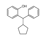 2-[cyclopentyl(phenyl)methyl]phenol结构式