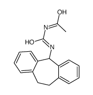 10,11-Dihydro-5-(3-acetylureido)-5H-dibenzo[a,d]cycloheptene结构式