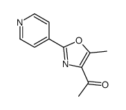 1-(5-methyl-2-pyridin-4-yl-1,3-oxazol-4-yl)ethanone Structure