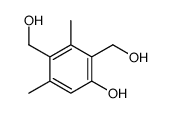 2,4-bis(hydroxymethyl)-3,5-dimethylphenol结构式