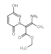 ethyl 3-amino-2-(3,6-dioxo-2H-pyridazin-1-yl)but-2-enoate结构式