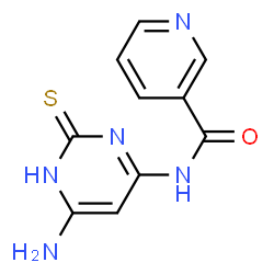 N-(6-Amino-2-thioxo-1,2-dihydro-pyrimidin-4-yl)-nicotinamide结构式