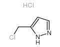 3-(氯甲基)吡唑盐酸盐结构式