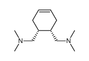 (+/-)-dimethyl-({(1R,6S)-6-[(dimethylamino)methyl]cyclohex-3-en-1-yl}methyl)amine结构式
