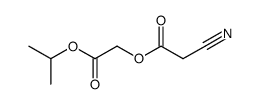 2-isopropoxy-2-oxoethyl 2-cyanoacetate Structure