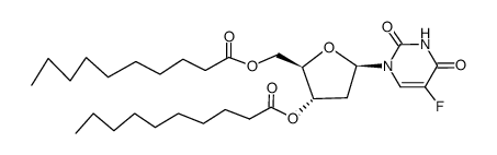 3',5'-O-didecanoyl-floxuridine结构式