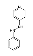 N-phenyl-N'-[4]pyridyl-hydrazine结构式