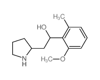 1-(2-methoxy-6-methyl-phenyl)-2-pyrrolidin-2-yl-ethanol结构式