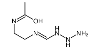 Acetamide,N-[2-[(hydrazinoiminomethyl)amino]ethyl]- (9CI) Structure