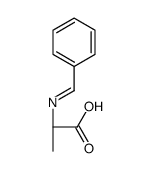 (2S)-2-(benzylideneamino)propanoic acid Structure