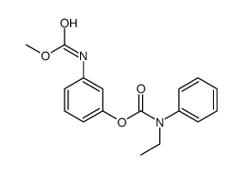 [3-(methoxycarbonylamino)phenyl] N-ethyl-N-phenylcarbamate结构式
