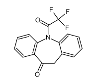 5-(2,2,2-trifluoroacetyl)-5,11-dihydro-10H-dibenzo[b,f]azepin-10-one Structure