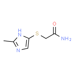 Acetamide,2-[(2-methyl-1H-imidazol-4-yl)thio]- (9CI) Structure