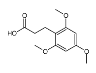 3-(2,4,6-trimethoxyphenyl)propionic acid structure