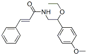 N-[2-Ethoxy-2-(4-methoxyphenyl)ethyl]-3-phenylpropenamide Structure