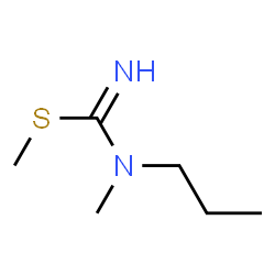 Carbamimidothioic acid, N-methyl-N-propyl-, methyl ester (9CI) structure