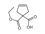 1-(Ethoxycarbonyl)-3-cyclopentene-1-carboxylic Acid picture