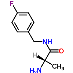 N-(4-Fluorobenzyl)alaninamide Structure