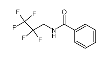 N-(2,2,3,3,3-pentafluoro-propyl)-benzamide Structure