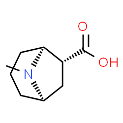 8-Azabicyclo[3.2.1]octane-6-carboxylicacid,8-methyl-,(1R,5S,6R)-rel-(9CI)结构式