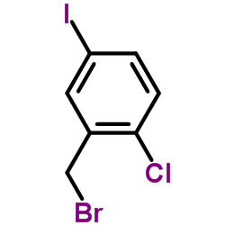 2-Bromomethyl-1-chloro-4-iodo-benzene picture