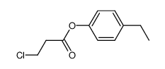 4-ethylphenyl-3-chloropropionate结构式