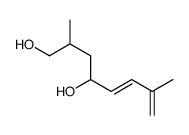 2,7-dimethylocta-5,7-diene-1,4-diol Structure
