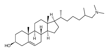 (25R,S)-26-(dimethylamino)cholest-5-en-3β-ol Structure