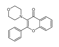 4H-1-Benzopyran-4-one,3-(4-morpholinyl)-2-phenyl-(9CI)结构式