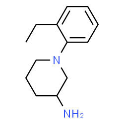3-Piperidinamine,N-(2-ethylphenyl)-(9CI) Structure