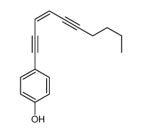 4-dec-3-en-1,5-diynylphenol Structure