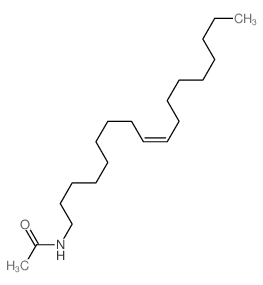 N-octadec-9-enylacetamide Structure