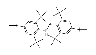 meso-bis(2,4,6-tri-tert-butylphenyl)diphosphene Structure