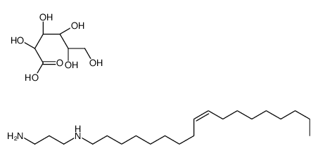 N-octadecenyl-1,3-propane diamine monogluconate结构式