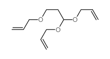 3-(3,3-diprop-2-enoxypropoxy)prop-1-ene结构式