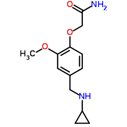 2-{4-[(Cyclopropylamino)methyl]-2-methoxyphenoxy}acetamide结构式