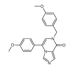 7-(4-methoxybenzyl)-5-(4-methoxyphenyl)imidazo[1,5-a]pyrazin-8(7H)-one Structure