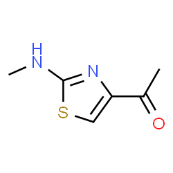 Ethanone,1-[2-(methylamino)-4-thiazolyl]- Structure