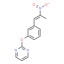 2-[3-(2-NITRO-1-PROPENYL)PHENOXY]PYRIMIDINE结构式