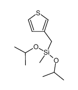 methylbis(1-methylethoxy)(3-thienylmethyl)silane结构式